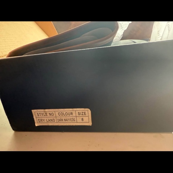 Henry Ferrera Navy and Tan Boots - Picture 4 of 4